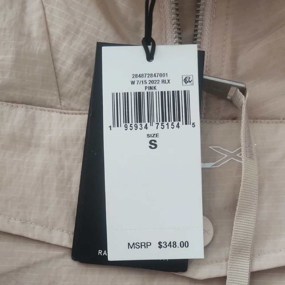 RLX Ralph Lauren Beige Women's Windbreaker Jacket Is NWT. Sz Small. - Picture 7 of 7